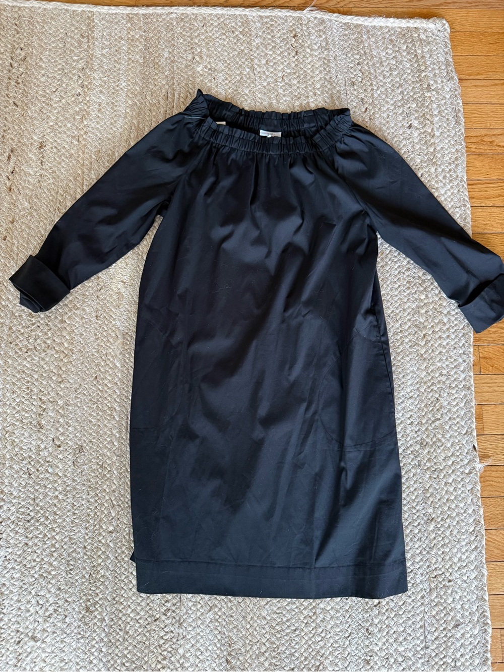 JJILL NWT S Off-Shoulder Black Casual Women's Dress